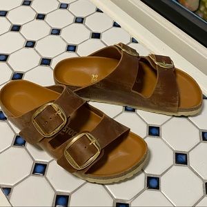 Birkenstock Big Buckle- Antique Cognac